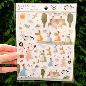 Stickers Ordinary Day by Stropdas Cosyca-producten | leuke stickers, plannerstickers |stickers gemaakt in Japan |Japans briefpapier