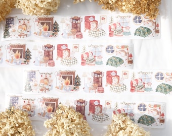 6x38cm Jingle Paws Washi Tape 3 The Washi Tape Shop// gift card decoration, stickers, Christmas washi masking tape