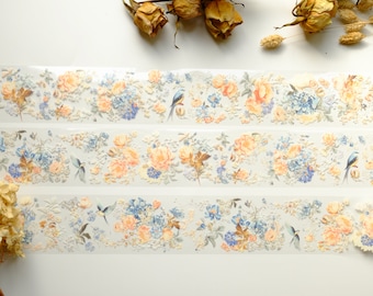 100cm Ethereal Petals Wide PET Tape The Washi Tape Shop // vintage butterflies tape sample// retro insect tape // gifts for mom