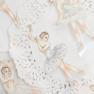 100cm Swan Lake PET Tape Prettyhappypaperie x Windry R // designed masking tape journaling, transparent tape scrapbooking