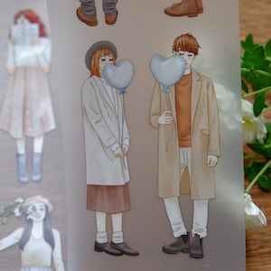 PET Tape 100cm Together Listeninda x Windry // masking tape for journaling, clear tape stationery lover, gifts for Valentine&#39;s