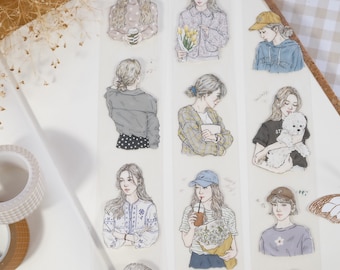 Próbka taśmy PET Pion: Dziewczynki nr 16 – Scrapbooking, dziennikarstwo