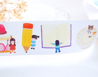 Pre-cut Sticky Note Roll My Miro Journal Boli Store, planner journal scrapbook notebook decoration, 100cm loop sample