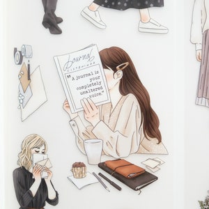 114 cm Listeninda x Windry R matte PET-tape Hello!+ // maskingtape journaling, transparante tape liefhebber van briefpapier