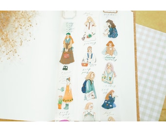 90 cm La Dolce Vita PET-tape Journal Time// maskingtape journaling, transparante tape scrapbooking