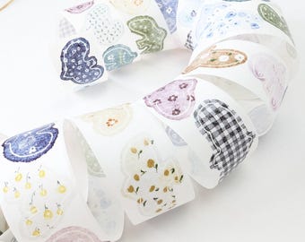 Pre-cut Washi Tape Fly Birds by Pion for planner journal decoration