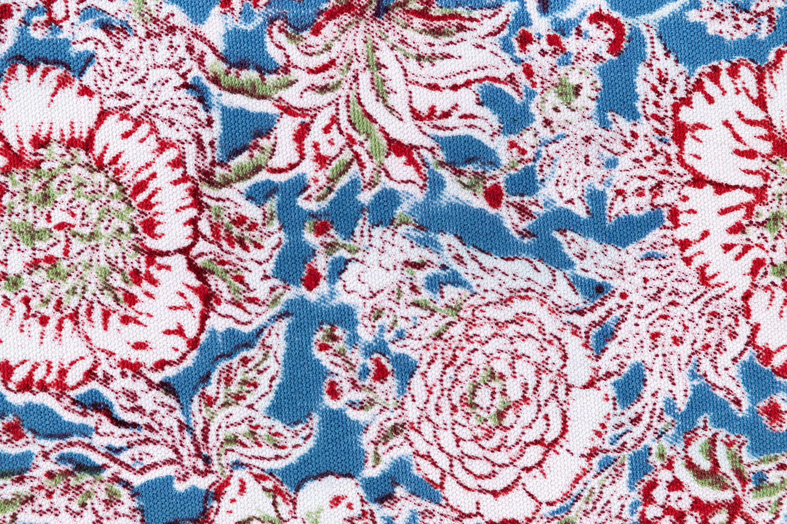 Indian Upholstery Fabric by the Yard Hand Block Print Floral Etsy