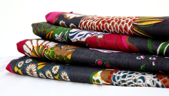 Tessuto Per Quilting In Cotone Con Stampa Floreale Paisley Viola, Materiale Per Artigianato, Larghezza 44" - Italia - Foto 3