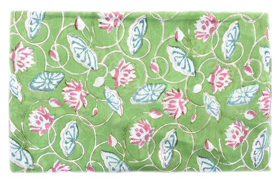 The Yard - Tessuto Indiano Stampato A Mano Con Pavone Jaipuri - Foto 7