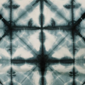 By the yard Fabric, Handmade Dye Fabric, Tie Dye fabric, Cotton fabric, Shibori Fabric, Sewing Material Fabric, Women Dress Fabric Black