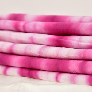 1/2.5/5/10 Yard Pink Fabric, India handmade, Shibori Fabric,Cotton Fabric, Pink Vegetable,Dyed, tie dye, Shibhori, Cotton Fabric