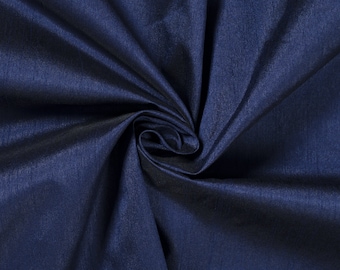 Royal Blue Faux dupioni silk fabric yardage By the Yard 45&quot; wide