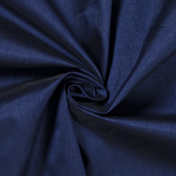 Tissu de soie Royal Blue Faux dupioni métrage par yard 45" de large