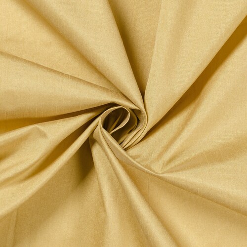 Light Gold Faint Shantung Cut on Tulle Embroidered Dupioni Silk main image 1