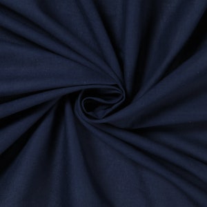Royal Blue 100% Cotton Voile Fabric Solid Pattern 44&quot; Wide By the Yard Apparel, Quilting Lining Fabric
