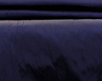 Silk taffeta fabric by the yard Indian solid silk fabric in blue taffeta silk material for wedding dresses raw silk crafting fabric