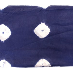 Stoff Stoff, Handgemachter Farbstoff, Indigo Tie Dye Stoff, Baumwollstoff, Shibori Stoff, Nähmaterial Stoff, Frauen Kleid Stoff,