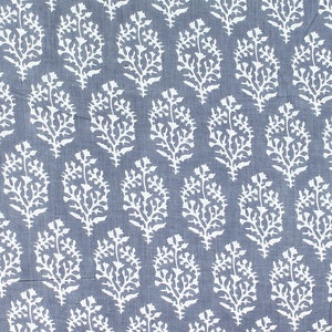 Screen Printed bohemian Cotton Fabric boho Summer Dress Fabric Indian cotton fabric by Yard quilting sewing cotton grey and white fabric