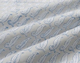 Indian Block Print, indian cotton, Hand stamped printing, by the yard, Indian Fabric, Grey Block Print Fabric, sewing and quilting fabric