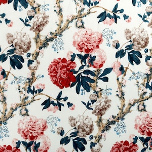 Beautiful Hand Block Printed Fabric, Cotton Fabric, Indian Fabric, fabric by yard, Block Printed Cotton womens clothing