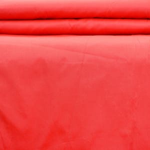 Solid Taffeta Fabric - Red - Sold By The Yard 58"/60" Width