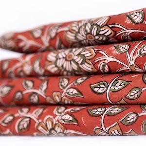 1 to 20 Yards Indian Hand Block Print Fabric Indian Cotton Fabric Sanganer Jaipur Handmade Vegetable Color Print Dressmaking fabric