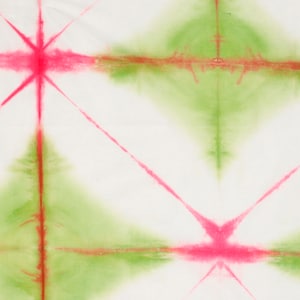 bulk stock,Indian Bandhani shibori Print india Cotton Fabric,Hand Dye Natural Color Tie dye,women&#39;s clothing Girls Dress Fabric Green Pink
