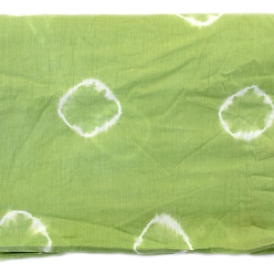 1/2.5/5/10 Yard Green Fabric, India handmade, Shibori Fabric,Cotton Fabric, Green Vegetable,Dyed, tie dye, Shibhori, Cotton Fabric Handmade