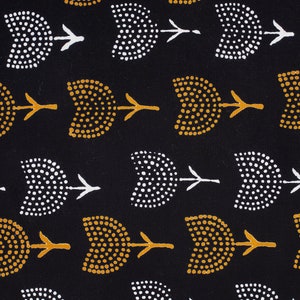Cotton Indian Fabric, Fashion Sewing Fabric, Dressmaking Hand Block Printed 100% Cotton Running Fabric, Floral Print Voile Fabric By Yard