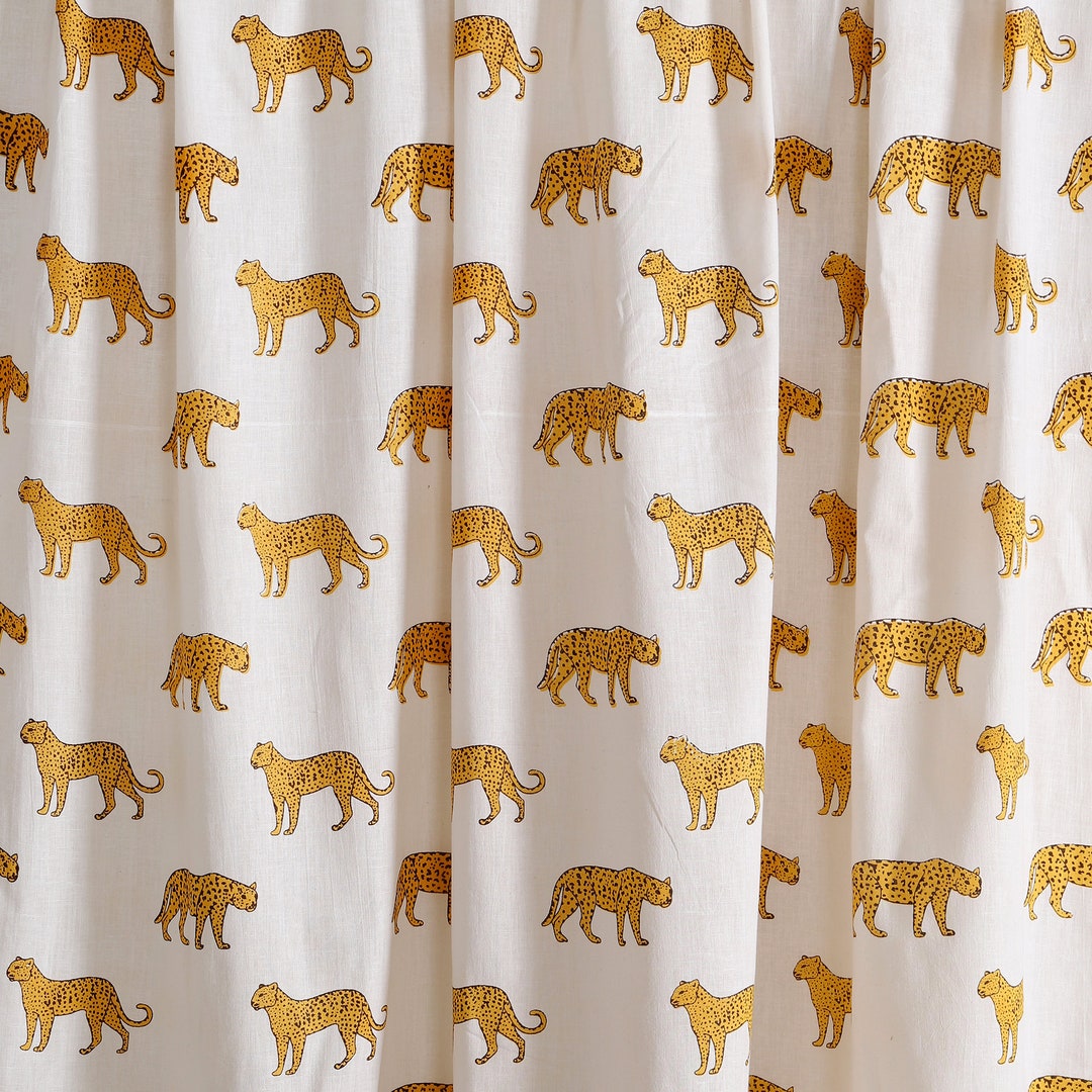 Tiger White Background Tropical Animals Fabric Tigers /dress Making