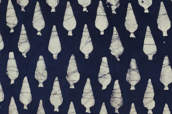 Hand Stamped Fabric, Indian Cotton, Leaf Print, block print Fabric, Indian fabric, cotton Fabric By the Yard, sewing and quilting fabric