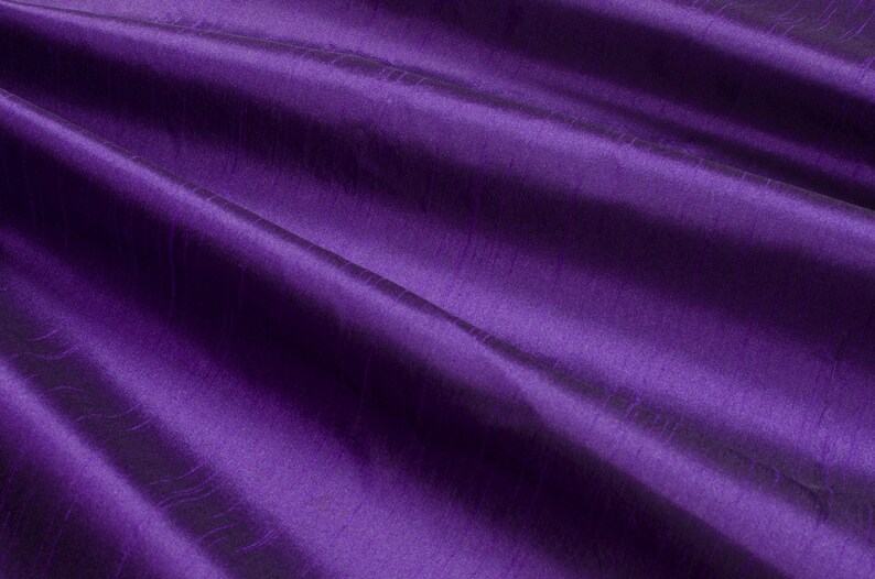 Dupioni Faux Silk Pink Raspberry Fabric 58 by the Yard | Rich