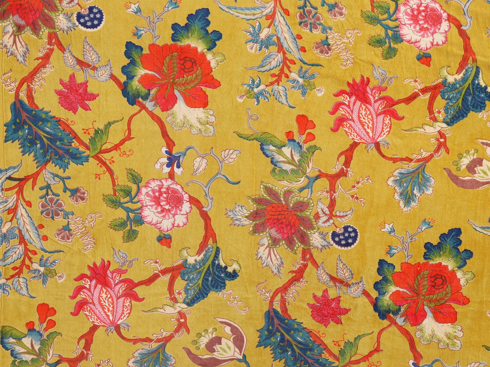 Velvet Fabric Floral Velvet Fabric Indian Fabric Printed Etsy