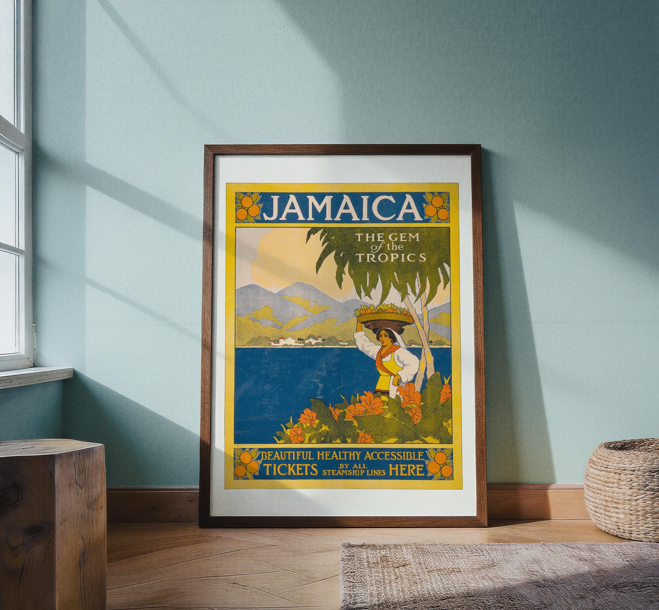 Jamaica tourism poster - Etsy 日本