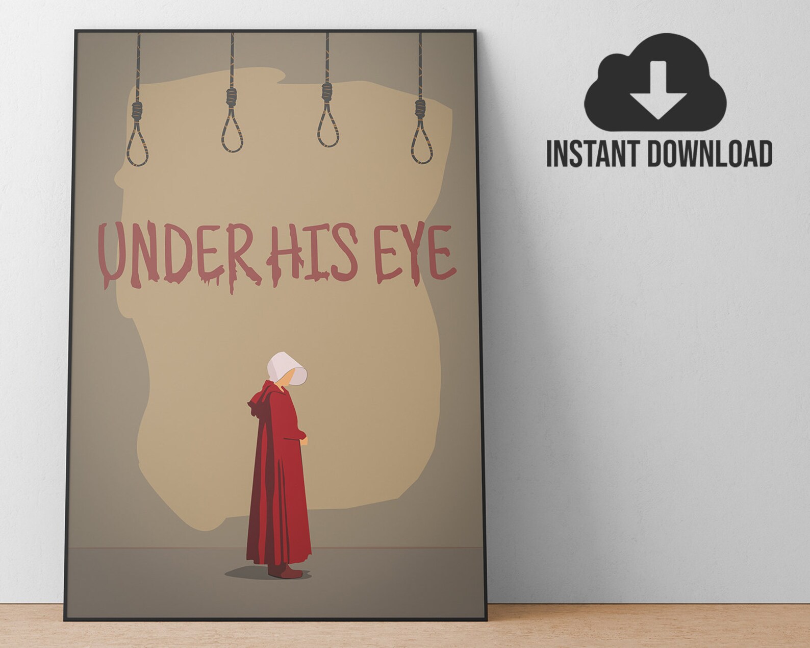 The Handmaid's Tale Minimalist Poster Handmaids Tale Poster Handmaids