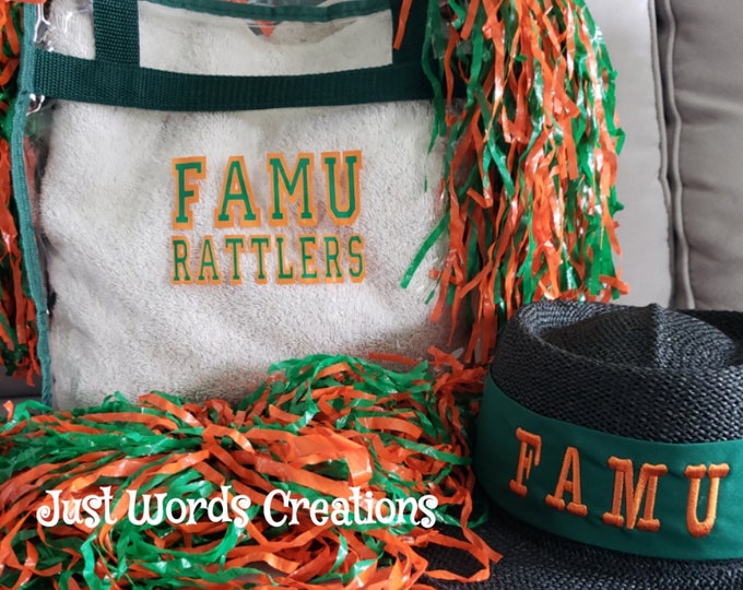 FAMU, Florida A&M, Rattlers, Stadium Approved Clear Bag, Clear Tote