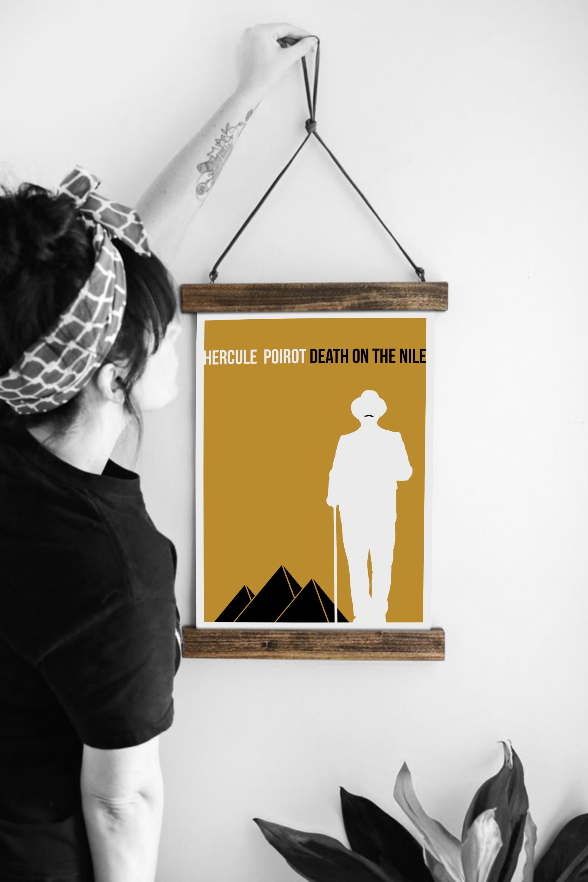 Hercule Poirot Death on the Nile poster for print 297x42 cm | Etsy