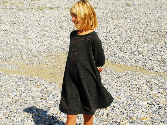 dark green tunic dress