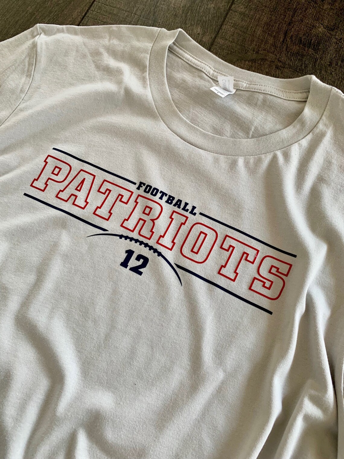 Patriots Football Shirts His and Hers Team Parents | Etsy