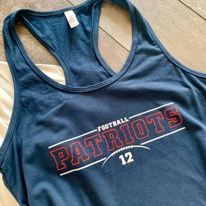 Patriots Football Shirts His and Hers Team Parents | Etsy