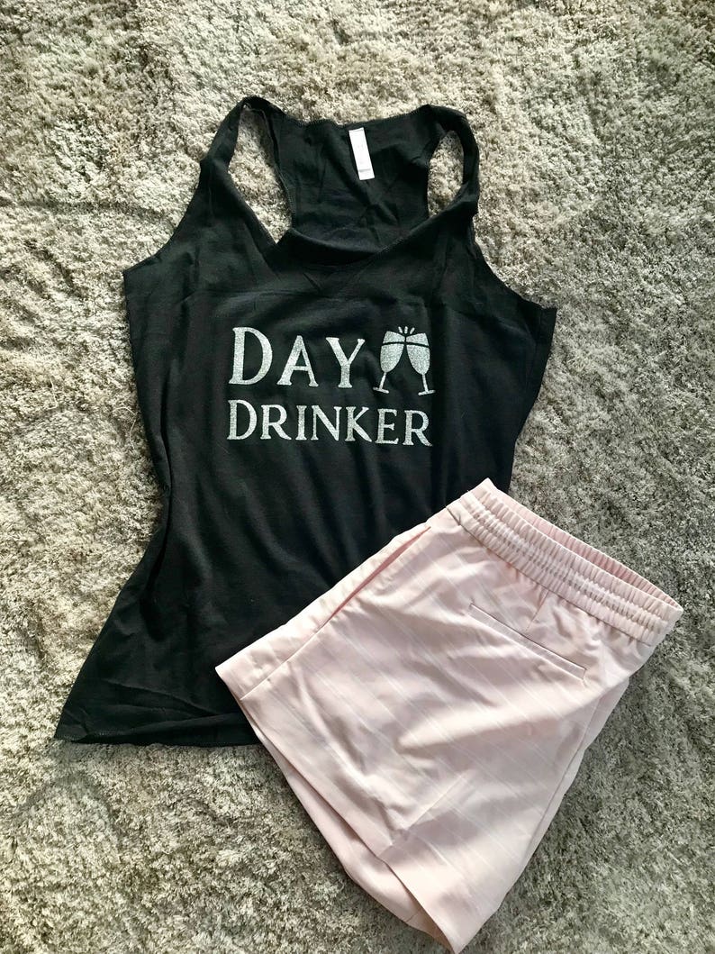 Ladies day Drinker Tank Top Multiple Colors | Etsy