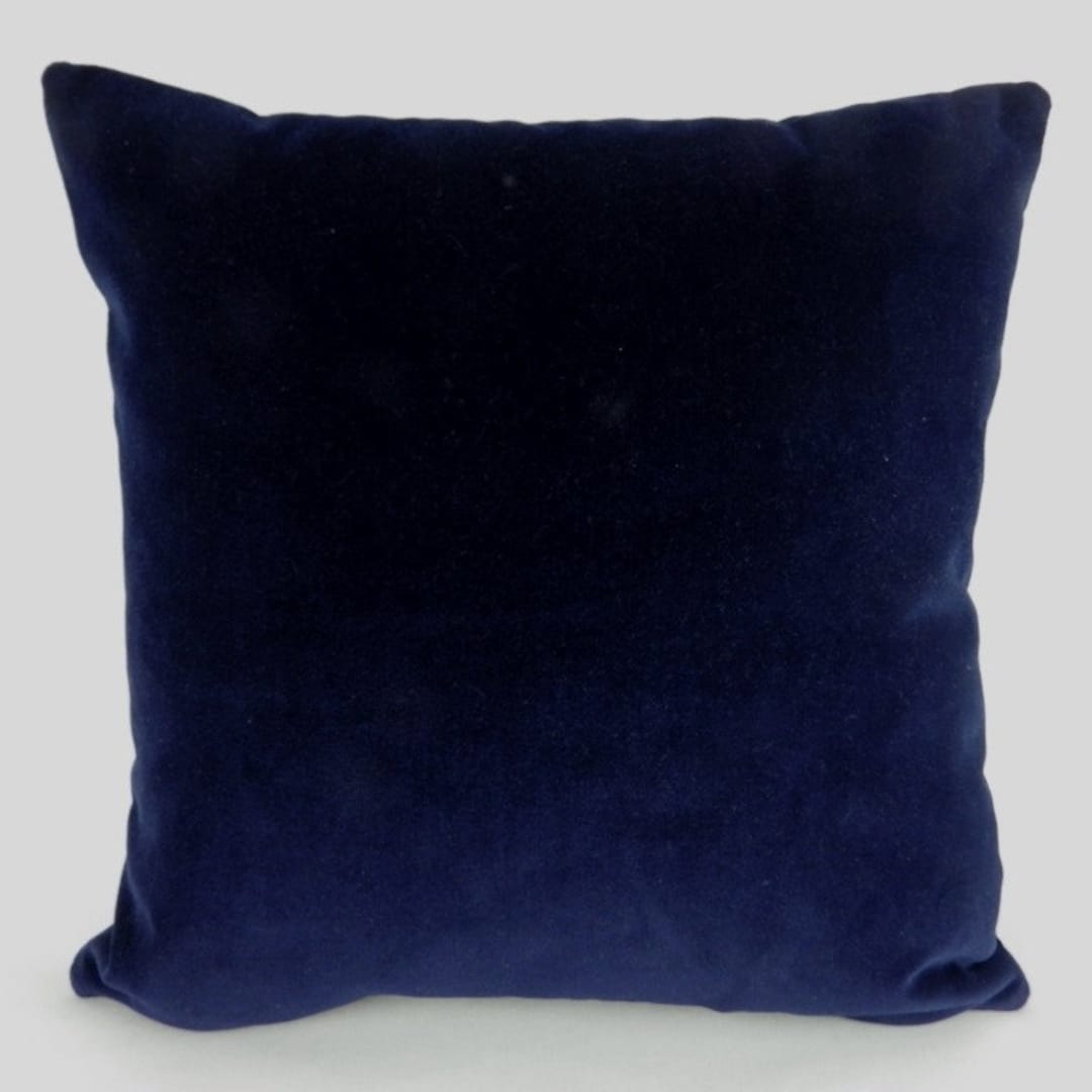 Navy Blue Velvet Pillow Cover ,decorative Cushion , Lumbar Pillow All