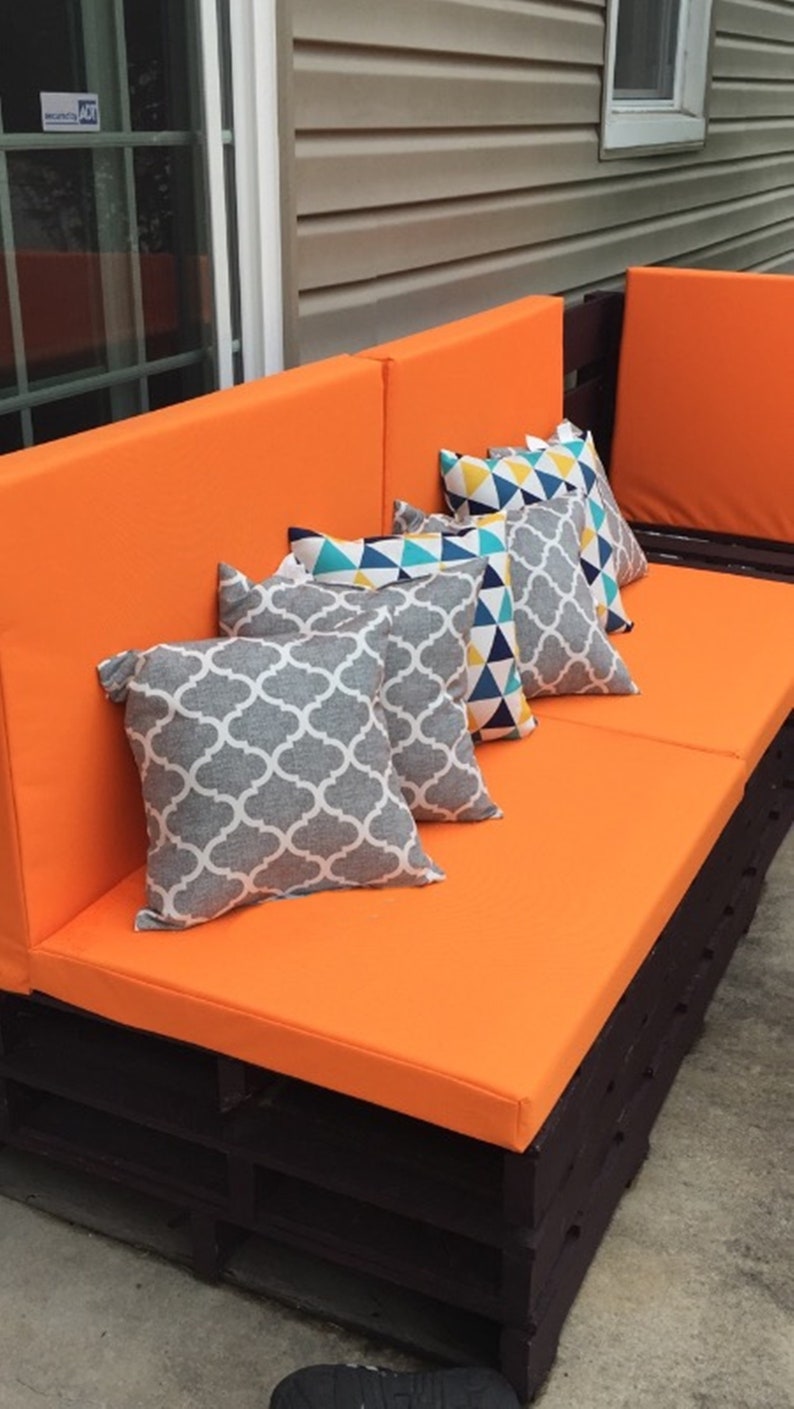 Custom outdoor / indoor seat cushion cover outdoor daybed Etsy