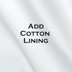 Add  lining to your drapes