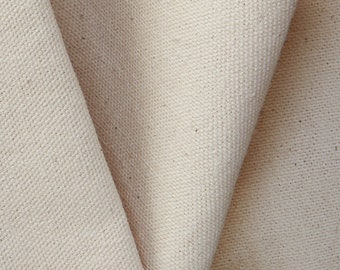 Natural color   COTTON CANVAS fabric weight 10 oz  by the yards,, 62 &quot; width upholstery fabric