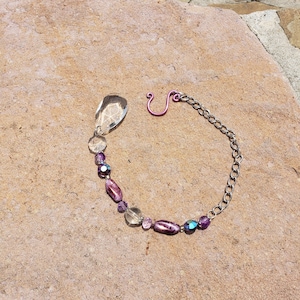 Purple Crystal Teardrop Prism Sun Catcher