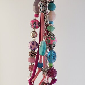 Pink/Purple Purse Jewelry / Charm / Dangle