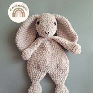 Crochet Pattern Bunny snuggler, bunny lovey