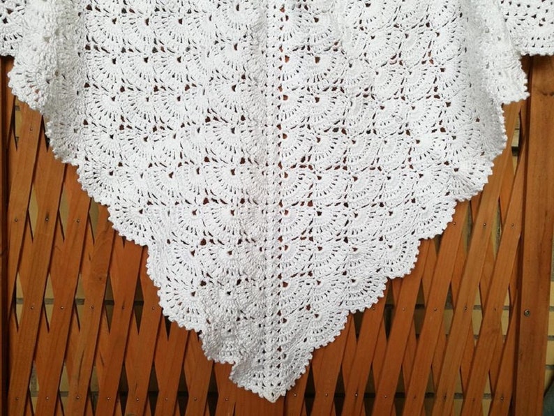 Crochet PATTERN Baby Blanket Christening Blanket Baptism Etsy UK