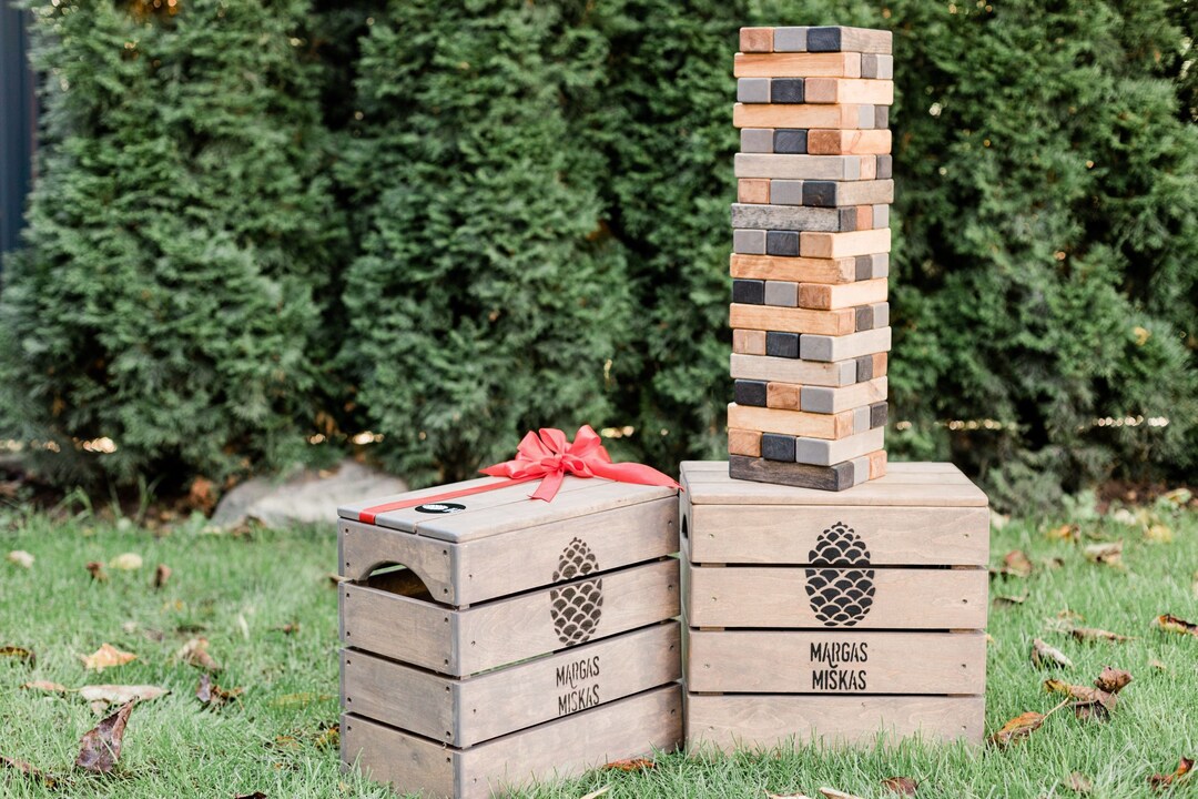 Tumbling Game, Wooden Block Tower, Big Tower Game, Tumbling Tower